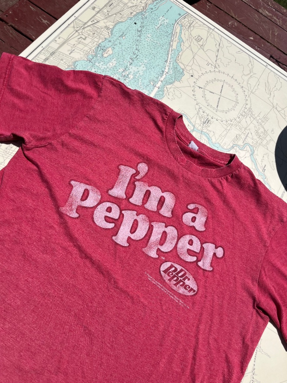 Vintage I'm A Pepper Dr Pepper Graphic Tee Shirt